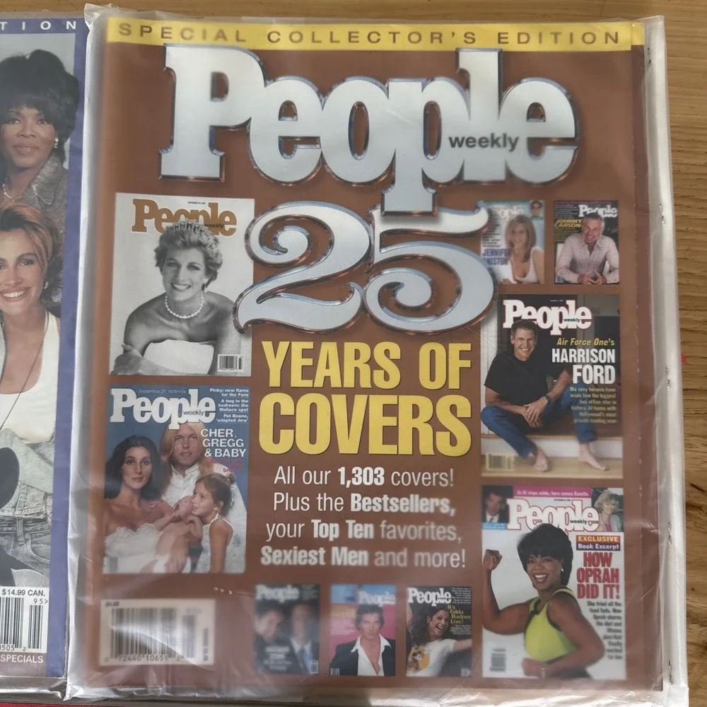 Random Lot Of 3 PEOPLE Magazine COLLECTOR'S EDITION, 25 YEARS, 2008, Covers